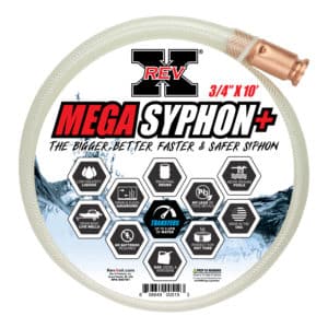 MSP07501 - REV X Mega Syphon Plus - 3/4" x 10'