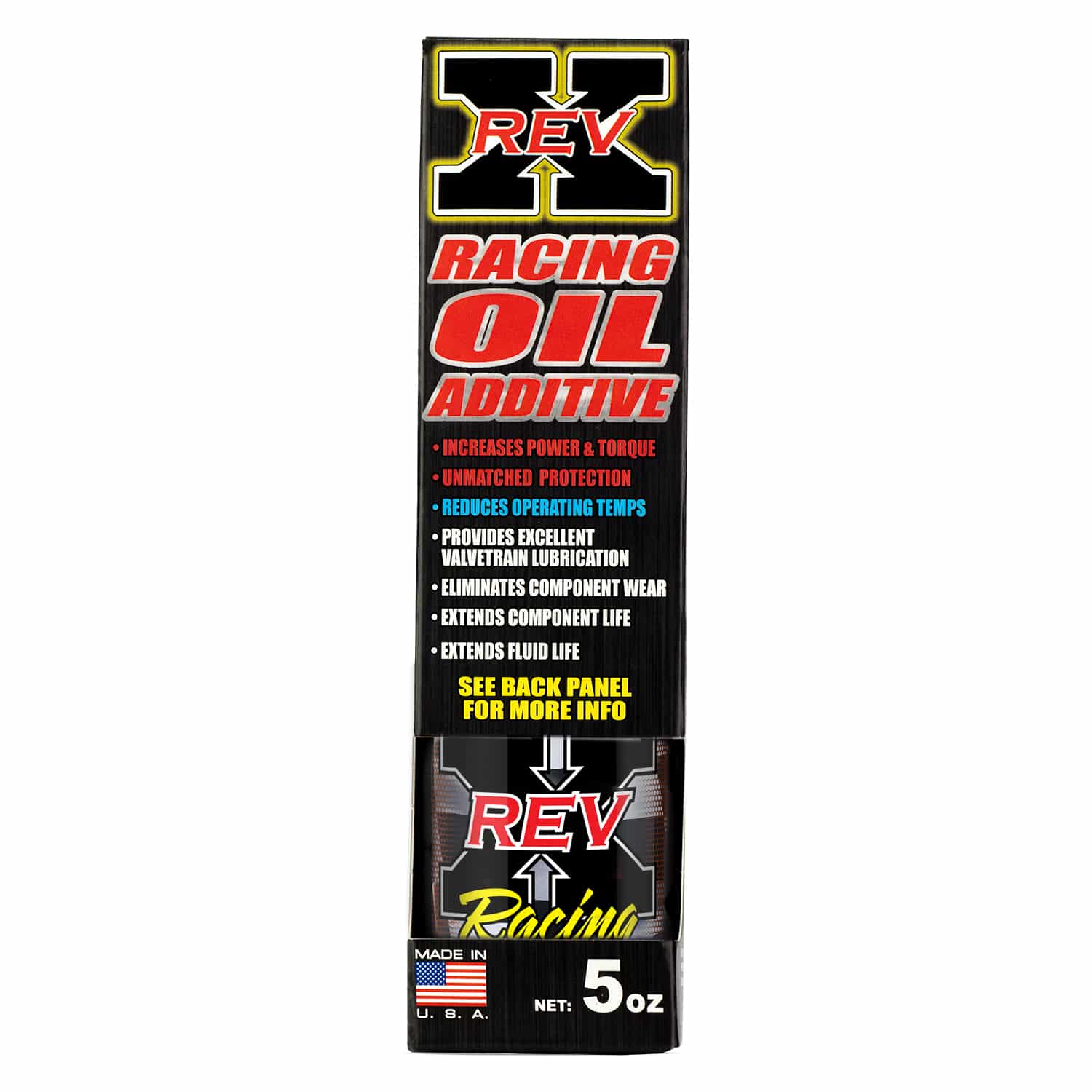 RAC0501BX – REV X Racing Oil Treatment – 5 fl. oz.