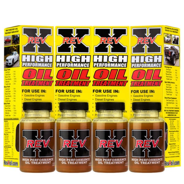 REV0404 - REV X High Performance Oil Additive – 4 fl. oz. (4 Pack)