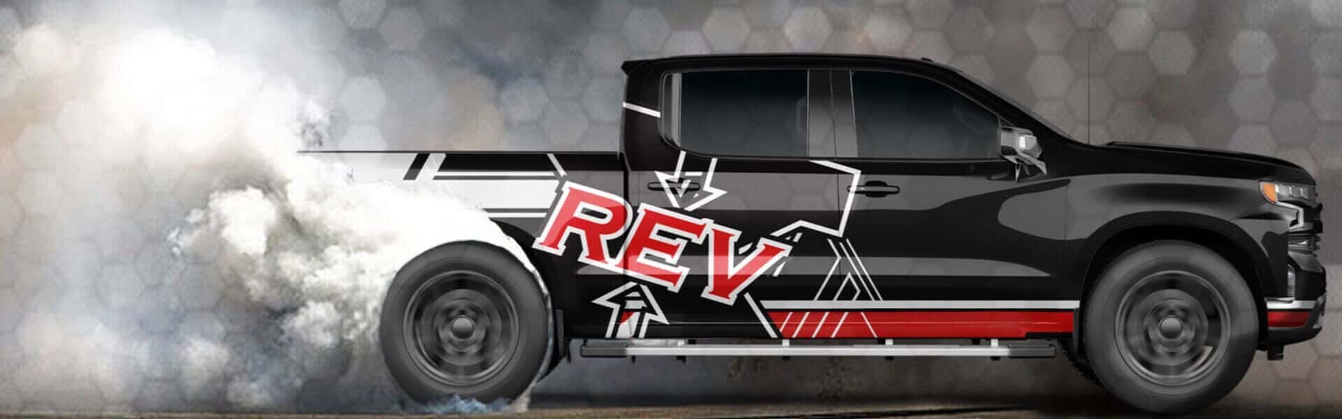 REV X - Stiction Fix Truck Burnout Background
